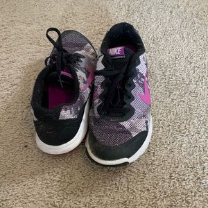 Purple Nike shoes